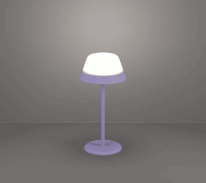 Настольная лампа сенсорная Меджиано лиловый/белый 900979_1