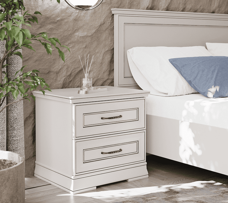 Тумба прикроватная Флоренция персидский жемчуг KOM2S_2