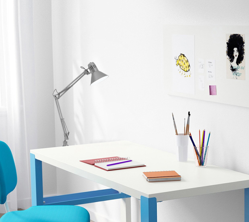 Настольная лампа Фирмо серый 90874_1