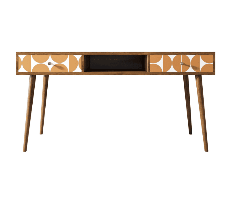 Стол письменный Berber оранжевый/коричневый BB18/Print_14