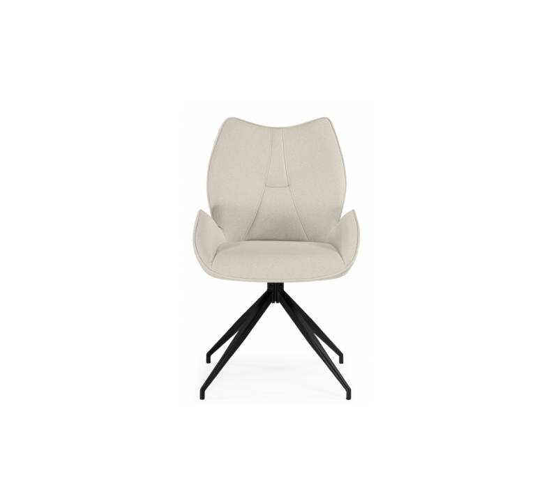 Стул крутящийся Миранда 360 бежевый/черный