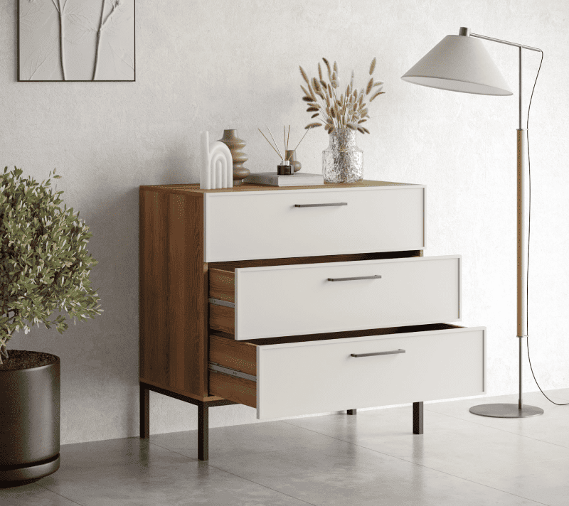 Комод Nicole белый NLN12_2