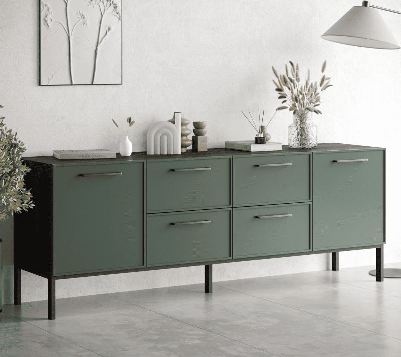 Тумба-комод Nicole зеленый NEM19G_3
