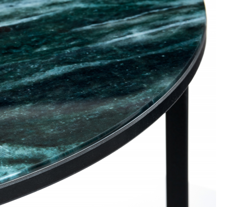 Журнальный столик круглый Волопас малахит_1