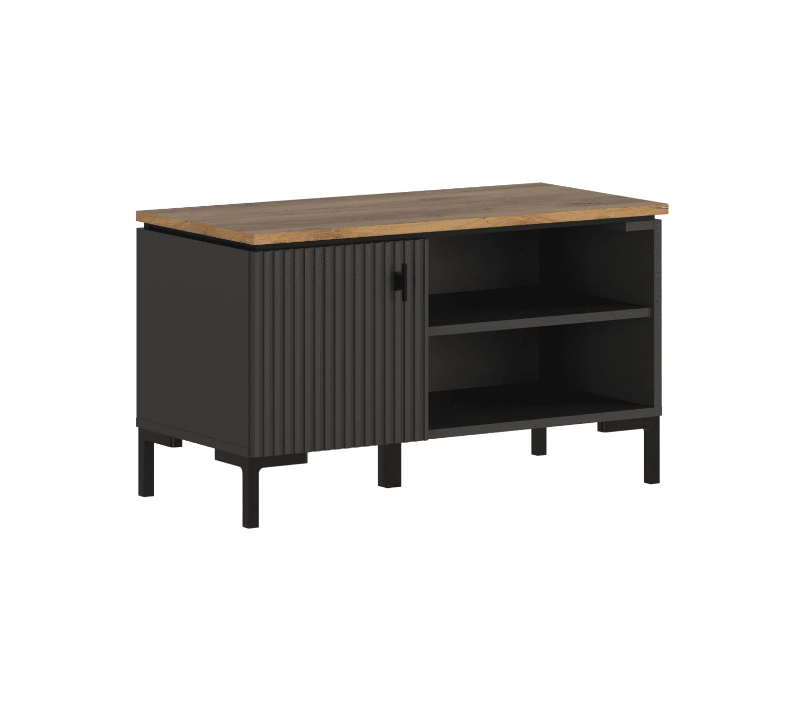 Тумба San Gimignano антрацитовый/дуб нокс KOM1D