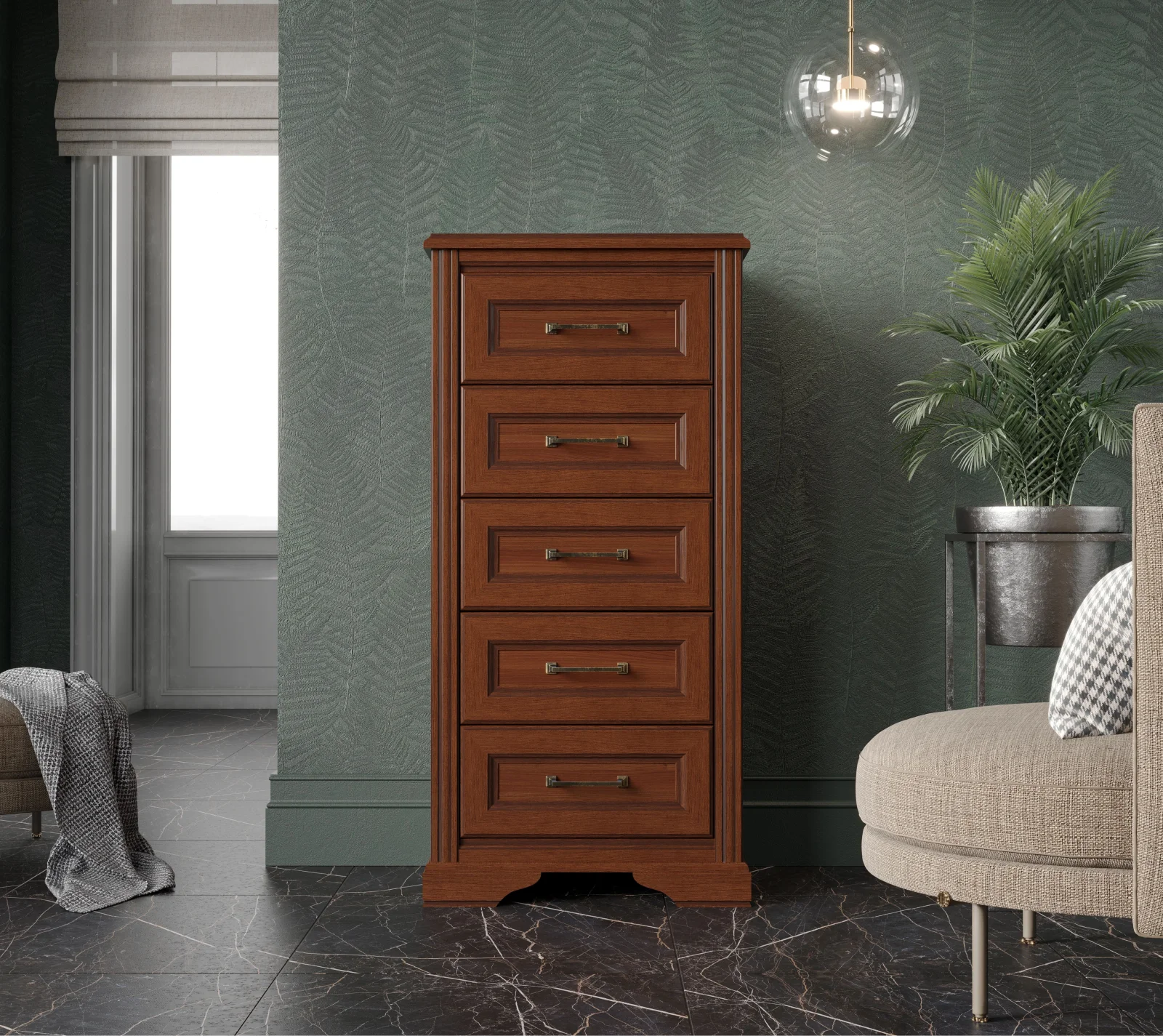 Комод Стилиус орех донской KOM5S_1