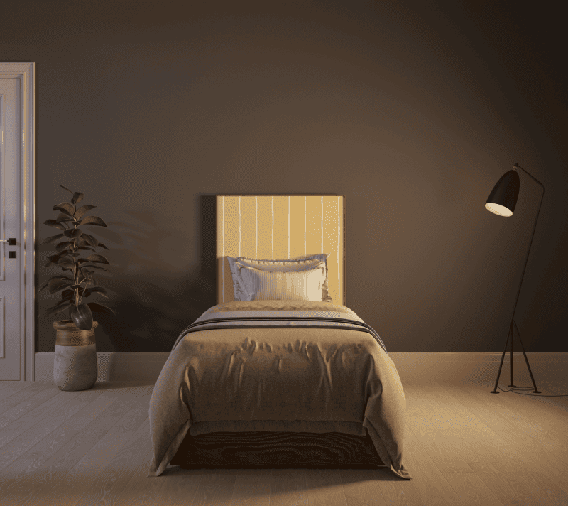 Кровать Berber оранжевый/коричневый BB43/Print_43 90x200_2