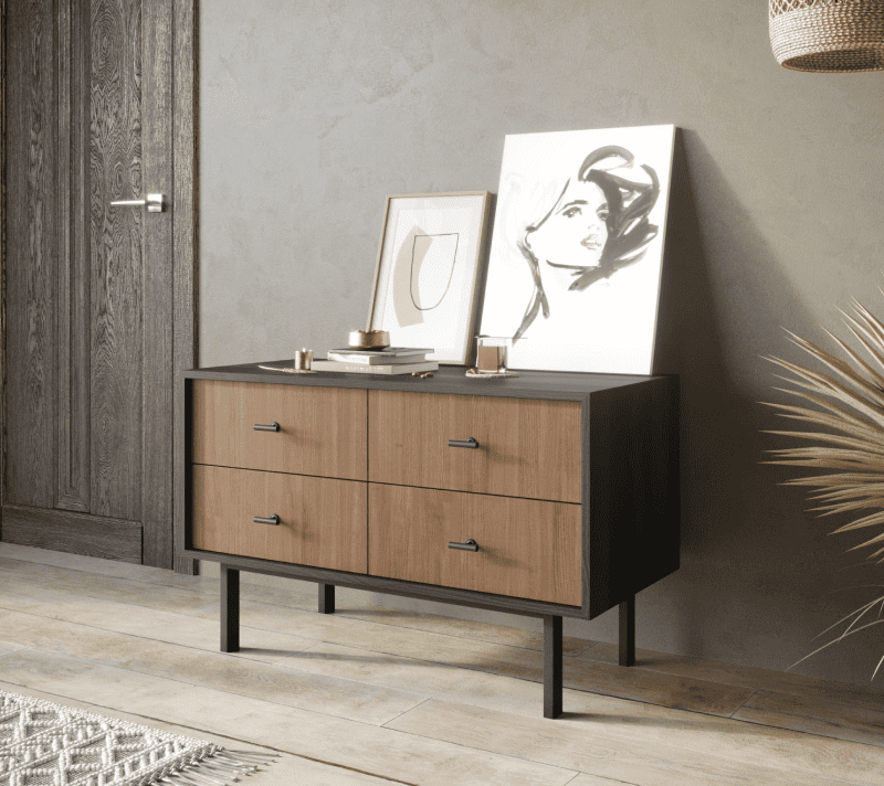 Комод Эмерсон коричневый/черный EM05_3