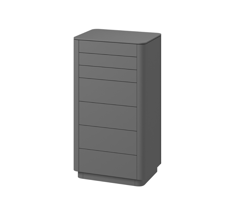 Комод 7 ящиков Tammi серый_1