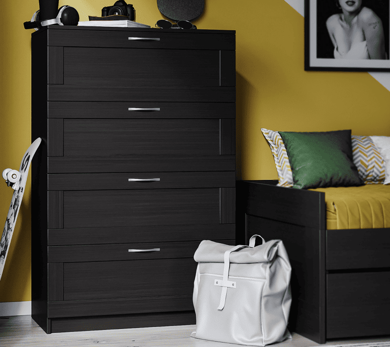 Комод с 4 ящиками Sirius дуб венге_3