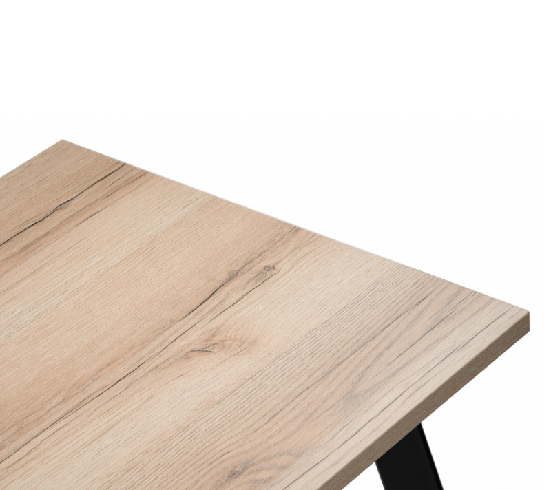 Стол Тринити Лофт дуб делано светлый/черный матовый 120х80х75_2