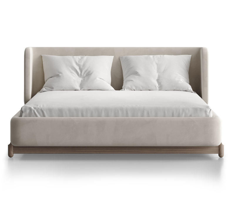 Кровать Basic молочный антивандальная 140x200