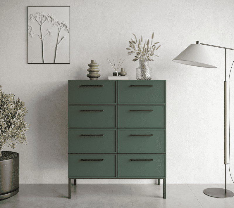 Комод Nicole зеленый NEM20G_1