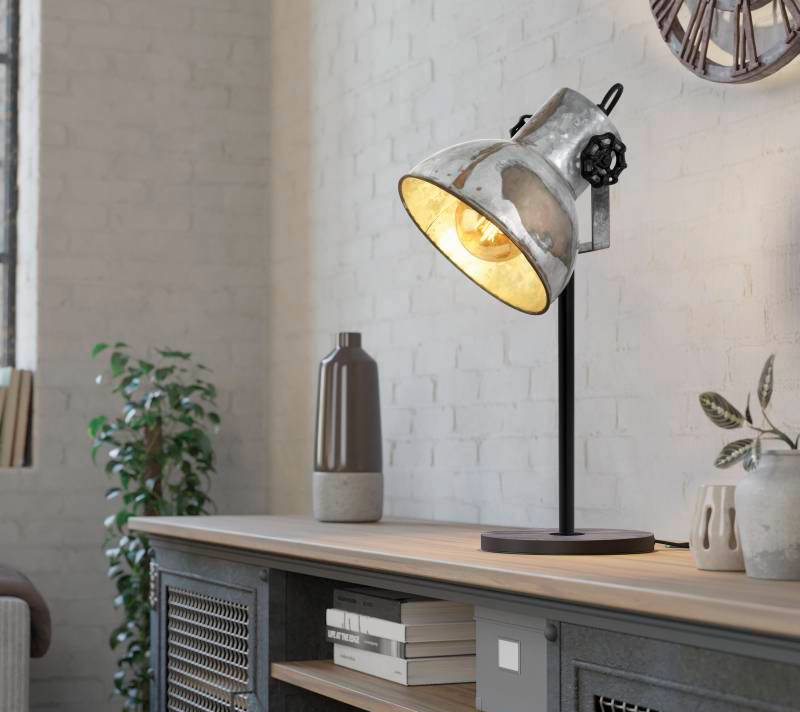 Настольная лампа BARNSTAPLE серебряный 49718_2