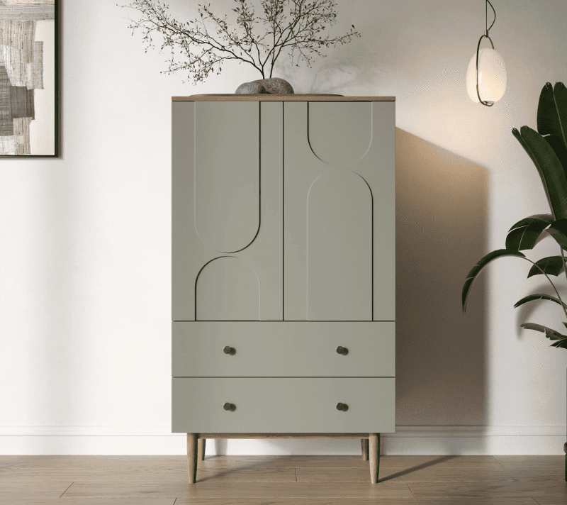 Тумба-комод Arka серый/бежевый AR14-F2_1