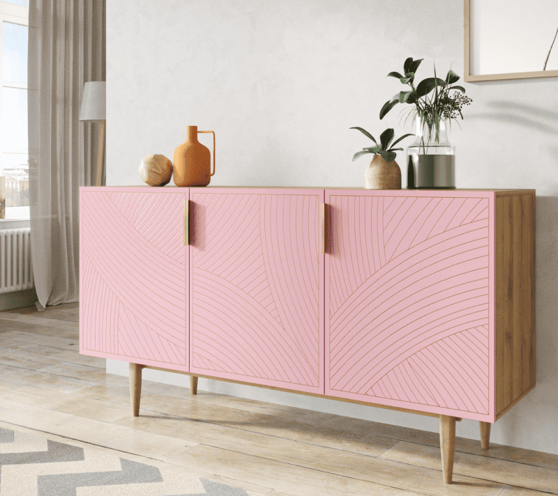 Тумба Line розовый LN02/GR1/pink_3