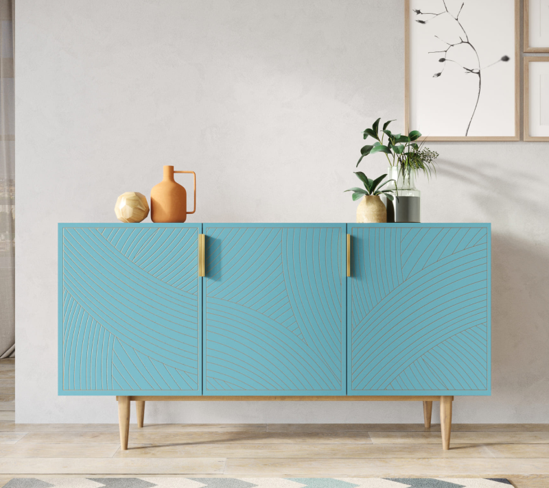 Тумба Лайн голубой LN02/GR1/blue_1