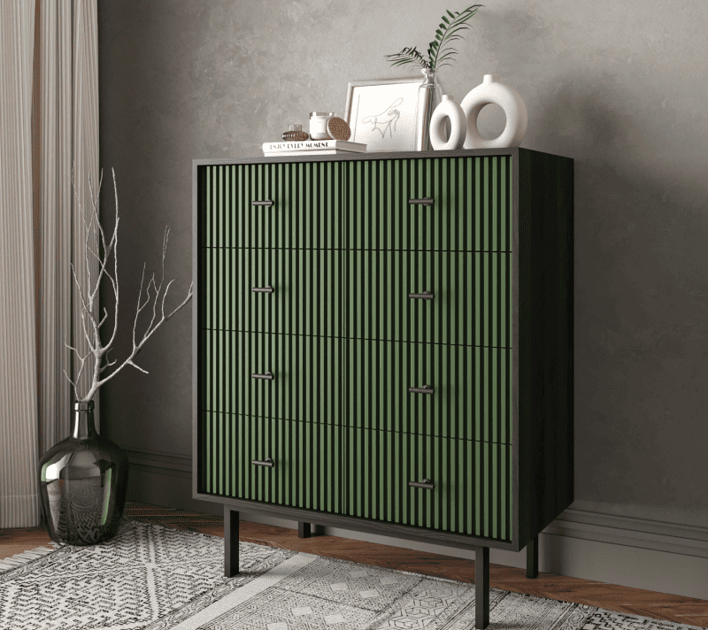 Комод Emerson зеленый/черный EM20/green/L_3