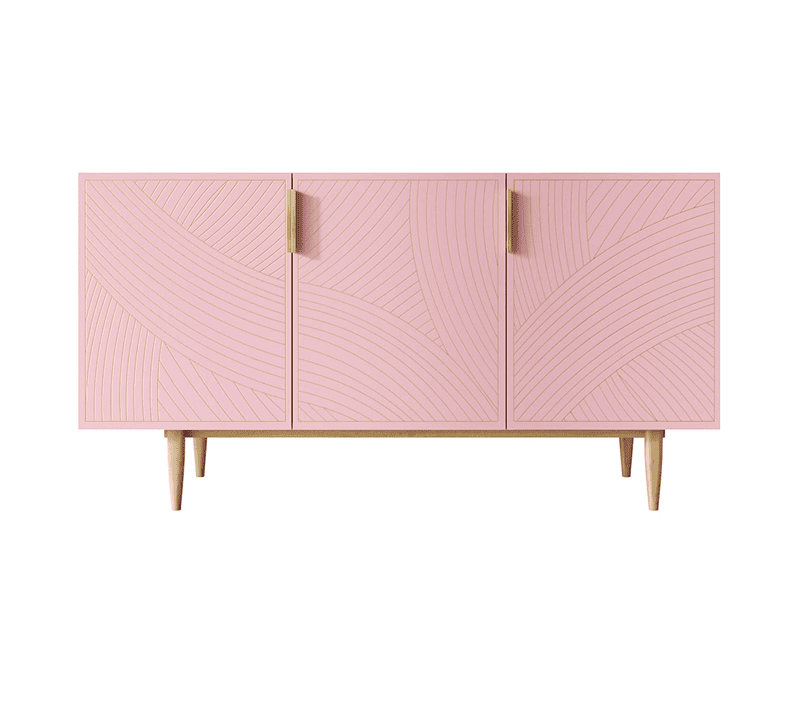 Тумба Line розовый LN02/GR1/pink