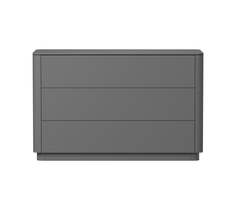 Комод 3 ящика Tammi серый 120