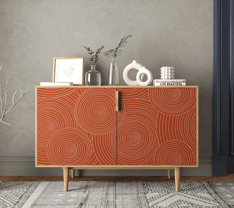 Тумба Line красный R18/red_1