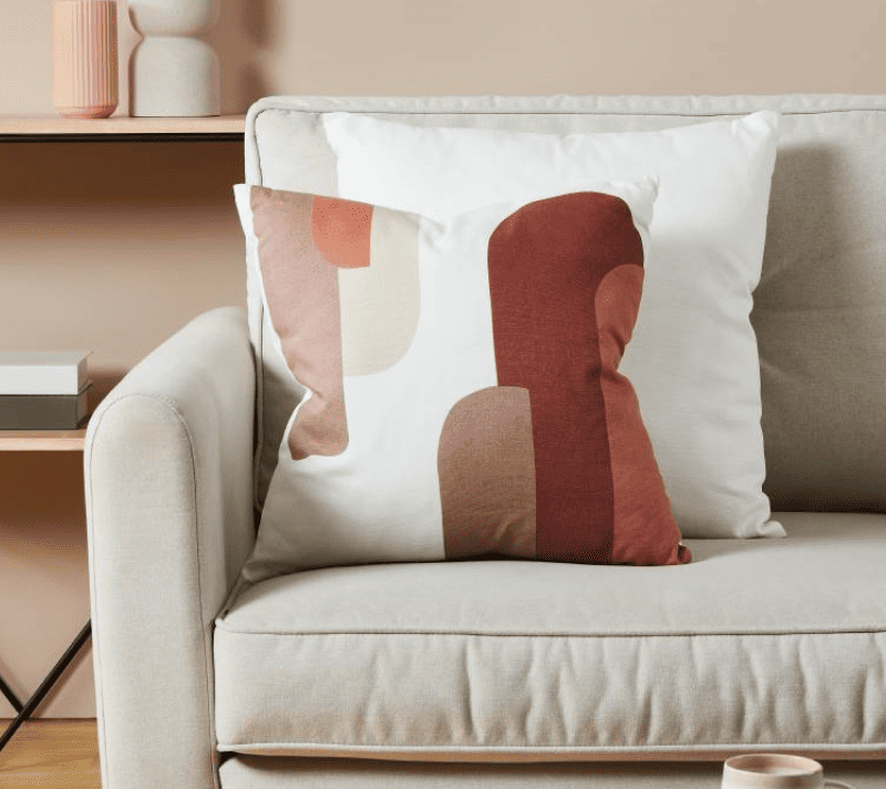 Подушка декоративная Чевери бежевый/коричневый 420007_2