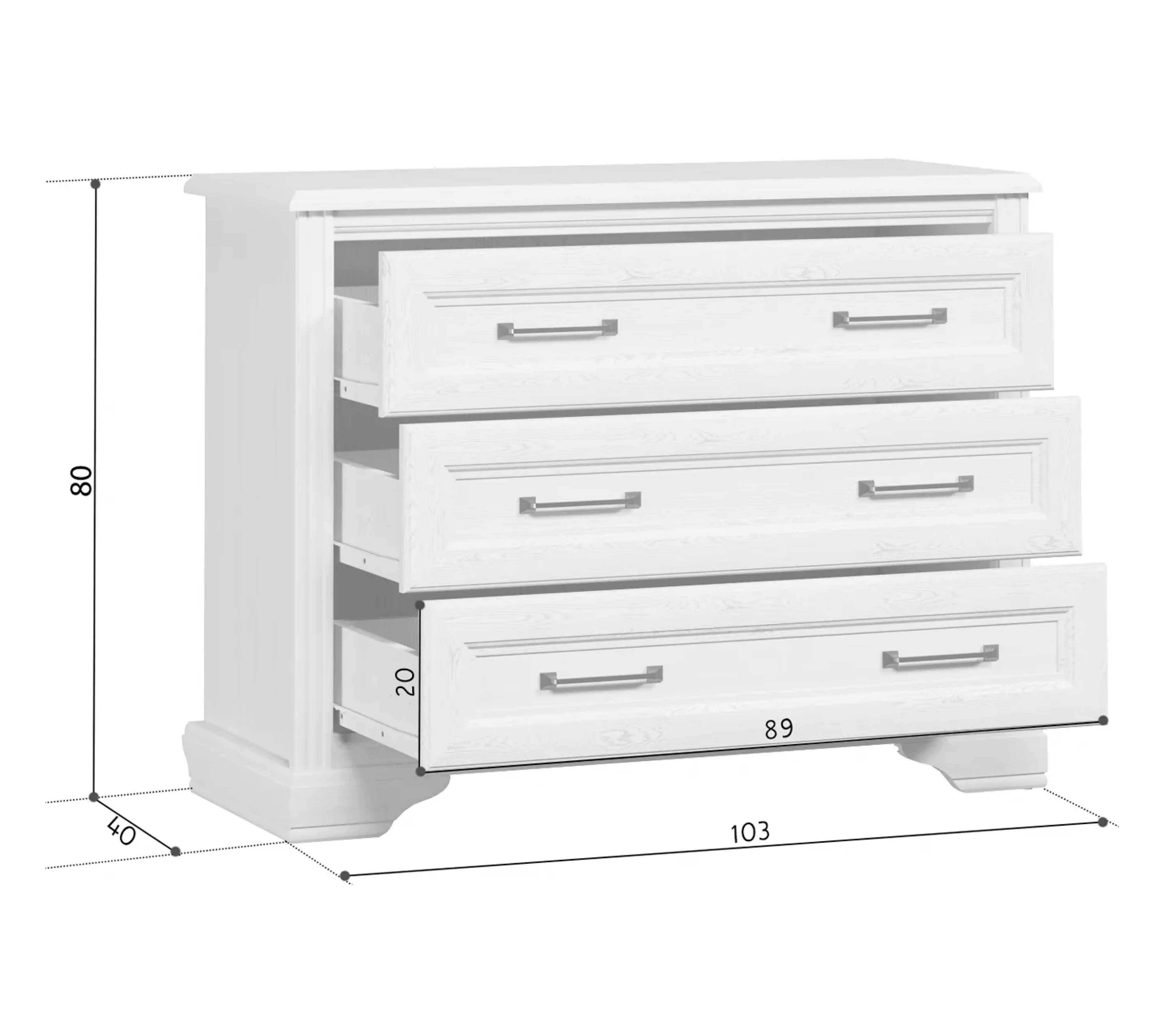 Комод Stylius орех донской KOM3S_3