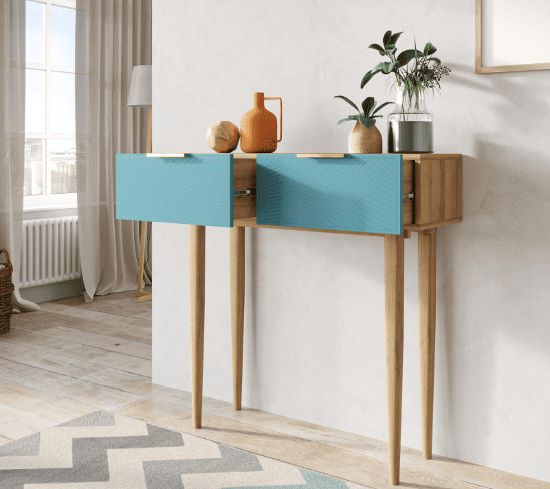 Стол консольный Line голубой LN16/GR1/blue_2