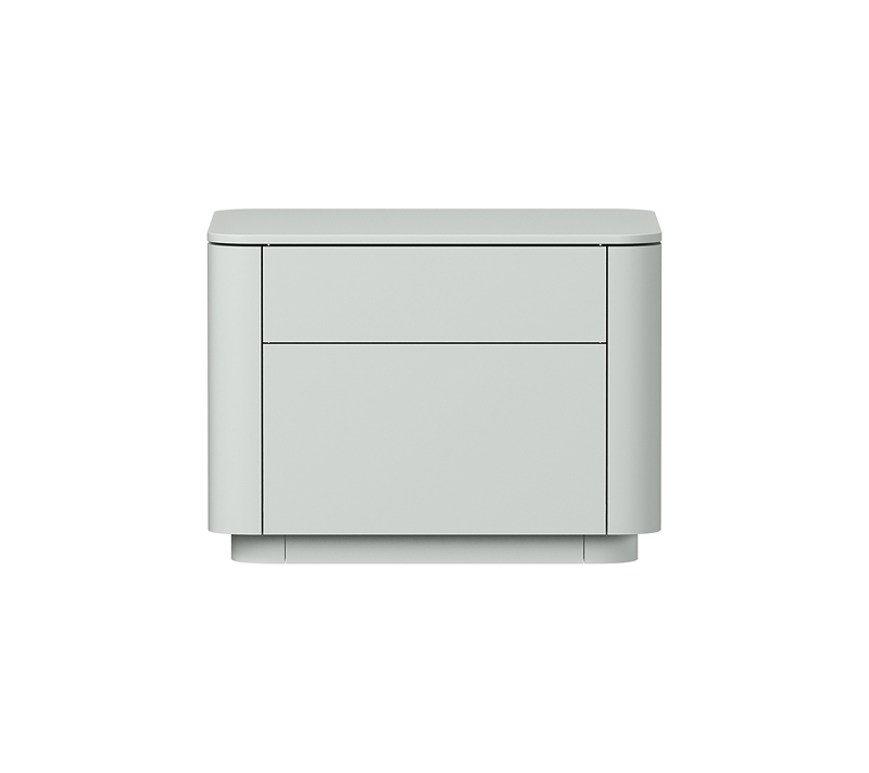 Тумба прикроватная 2 ящика Tammi светло-серый 50