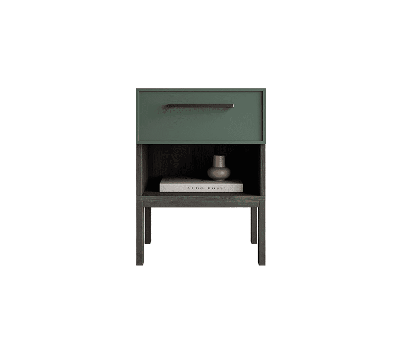Тумба прикроватная Nicole зеленый NEM11G