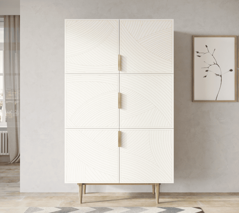 Шкаф Line бежевый LN04/GR1/beige_1