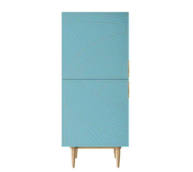 Тумба Line голубой LN05/GR1/blue