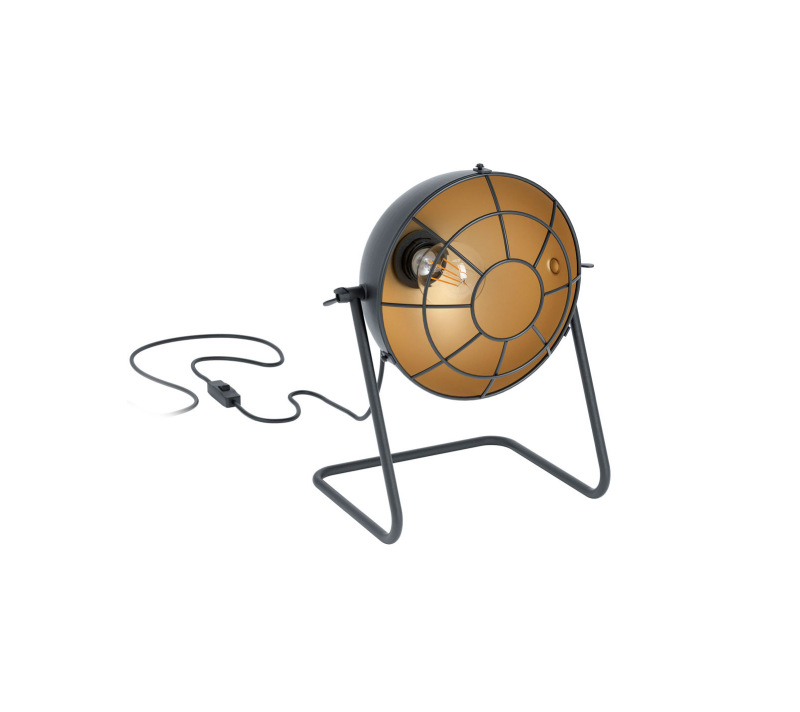 Настольная лампа TREBURLEY коричневый/черный 43185