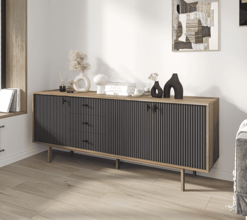 Тумба-комод Emerson черный/коричневый EM07/7024/L_3