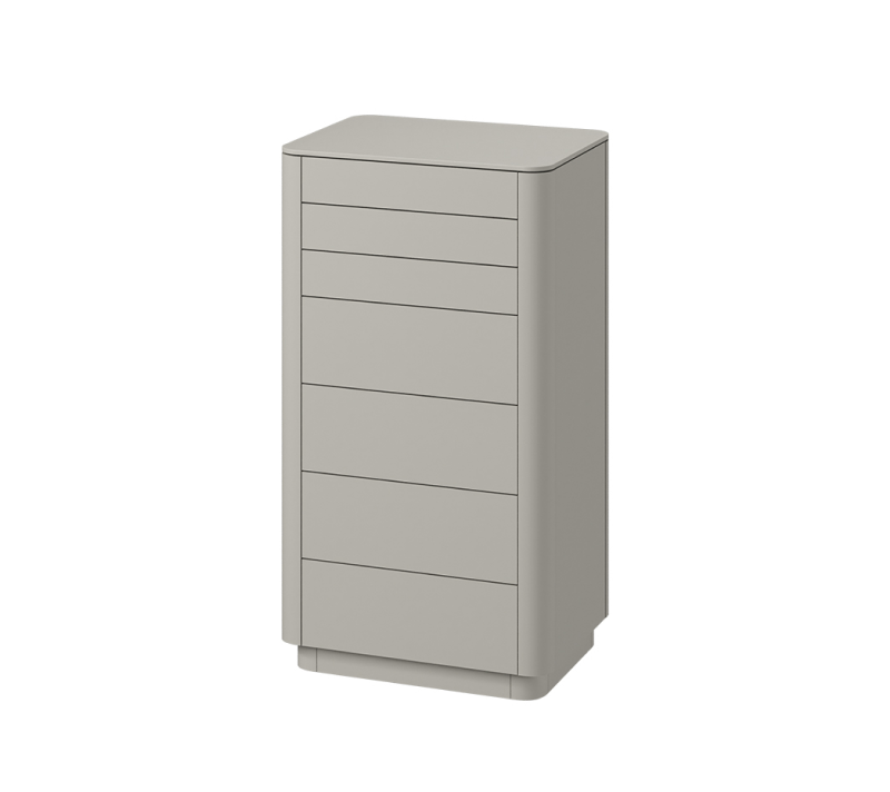 Комод 7 ящиков Tammi серо-бежевый_1