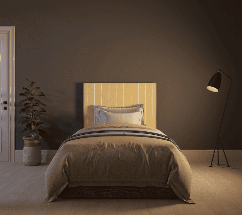 Кровать Berber оранжевый/коричневый BB42/Print_43 120x200_2