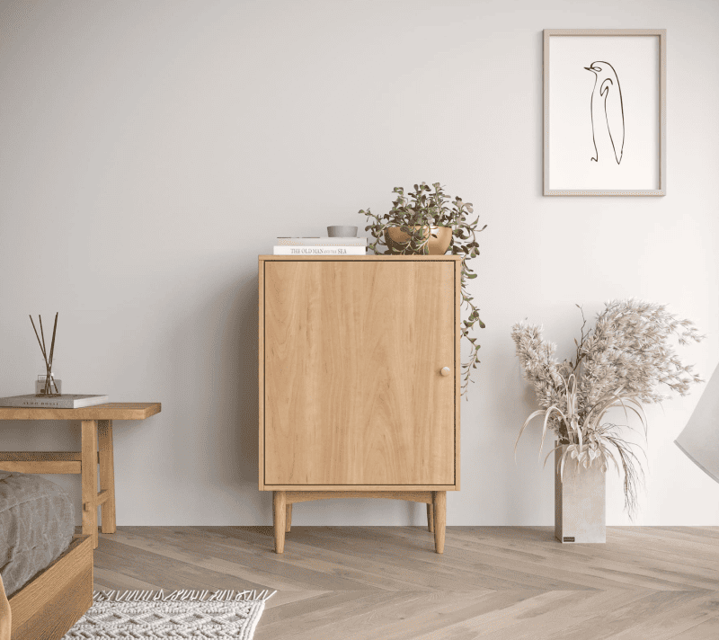 Тумба прикроватная Баббл Солид орех BBL02S_1