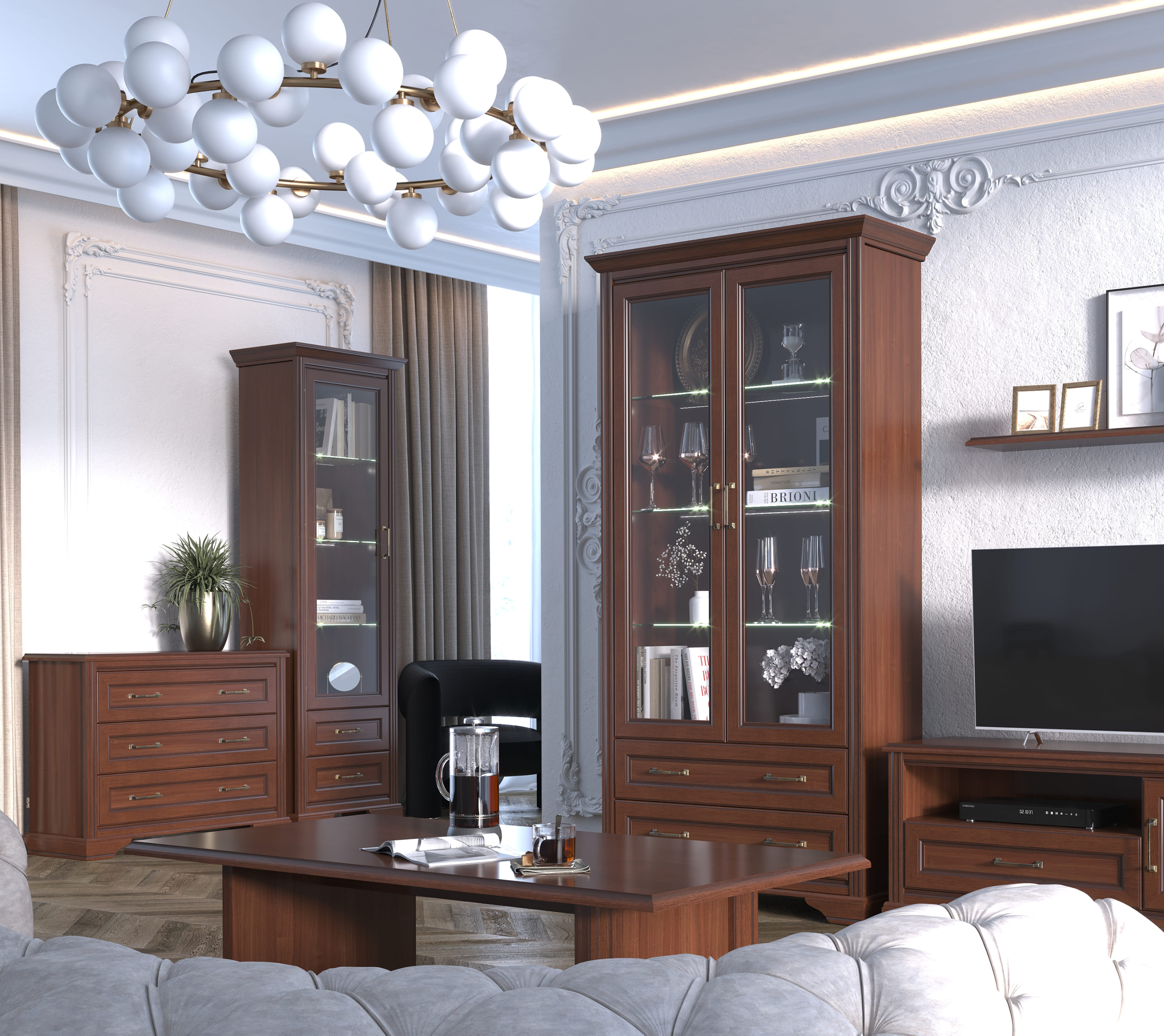 Комод Stylius орех донской KOM3S_4