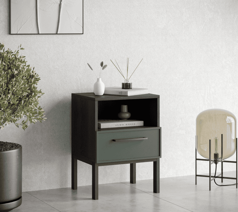 Тумба прикроватная Николь зеленый NEM17G_3