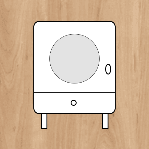 Тумба прикроватная Bubble орех BBL12