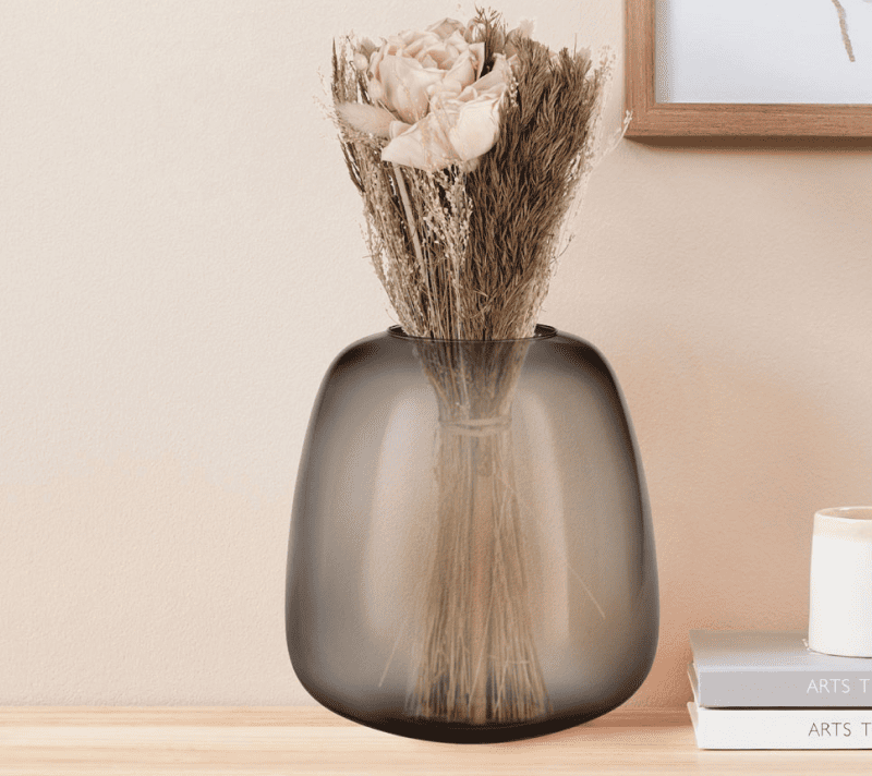 Ваза декоративная Дельнайт серый 421081_1