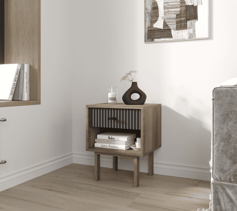 Тумба прикроватная Emerson черный/коричневый EM11/7024/L_3