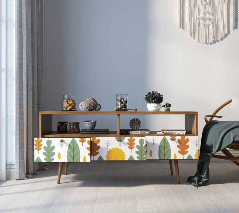 Тумба под телевизор Berber мультиколор BB23/Print_30_2