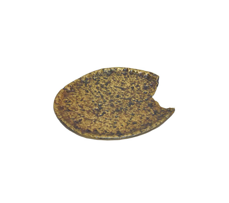 Тарелка декоративная Форлийет золотой 427024