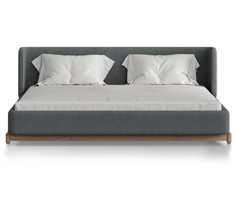 Кровать Basic светло-серый 180x200