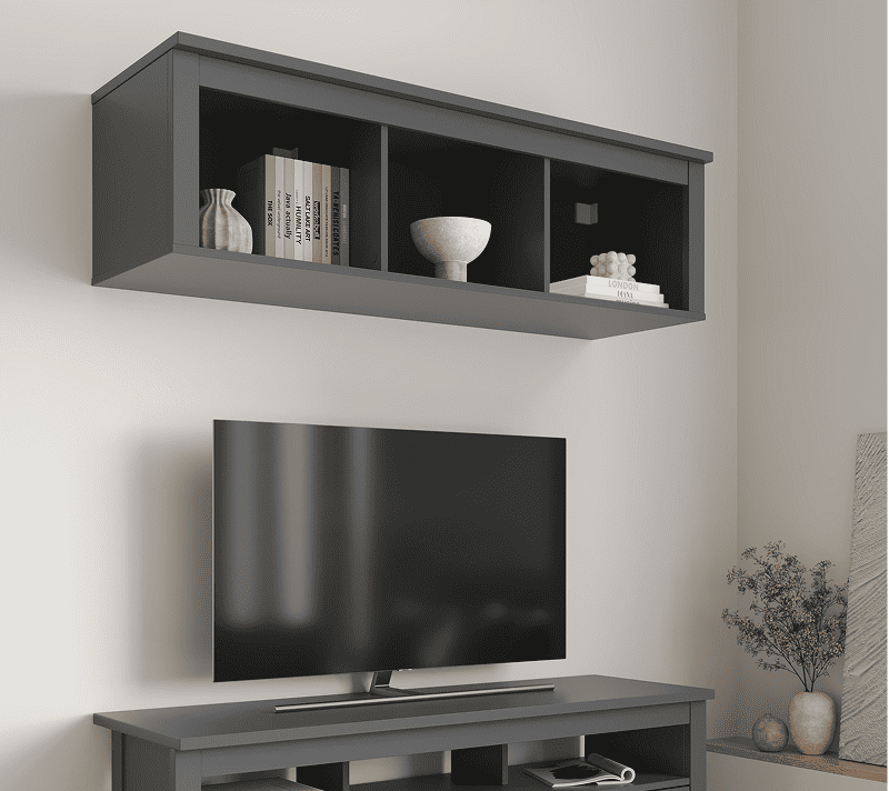 Полка 3 секции Saga серый_1