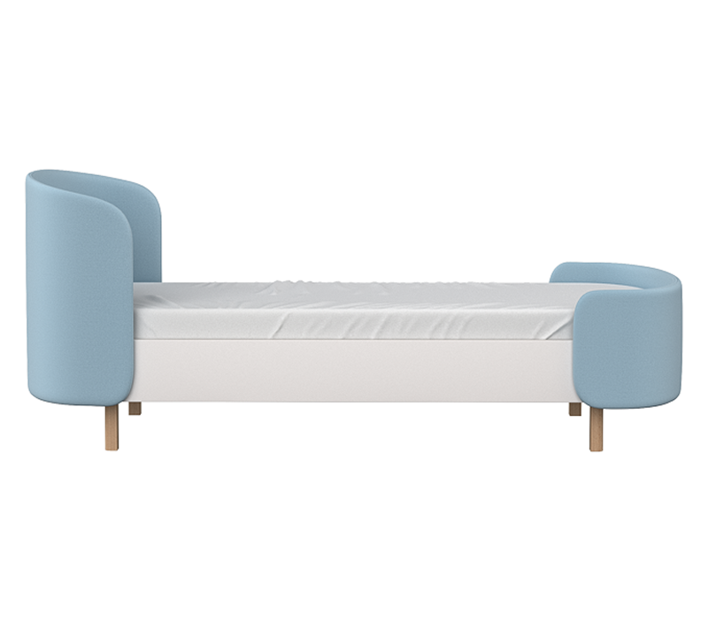Кровать подростковая KIDI Soft голубой L_1