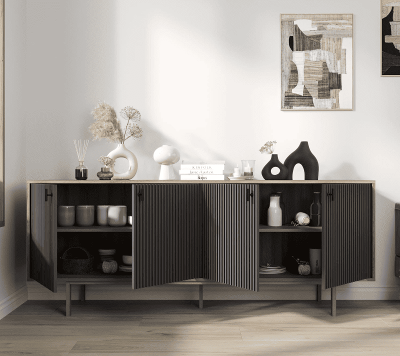 Тумба Emerson черный/коричневый EM01/7024/L_2