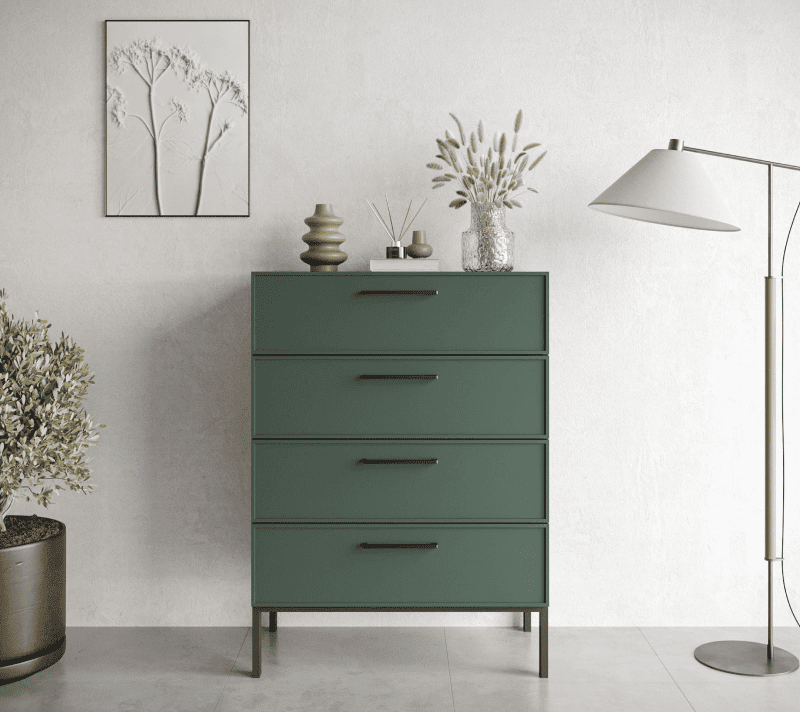 Комод Nicole зеленый NEM18G_1
