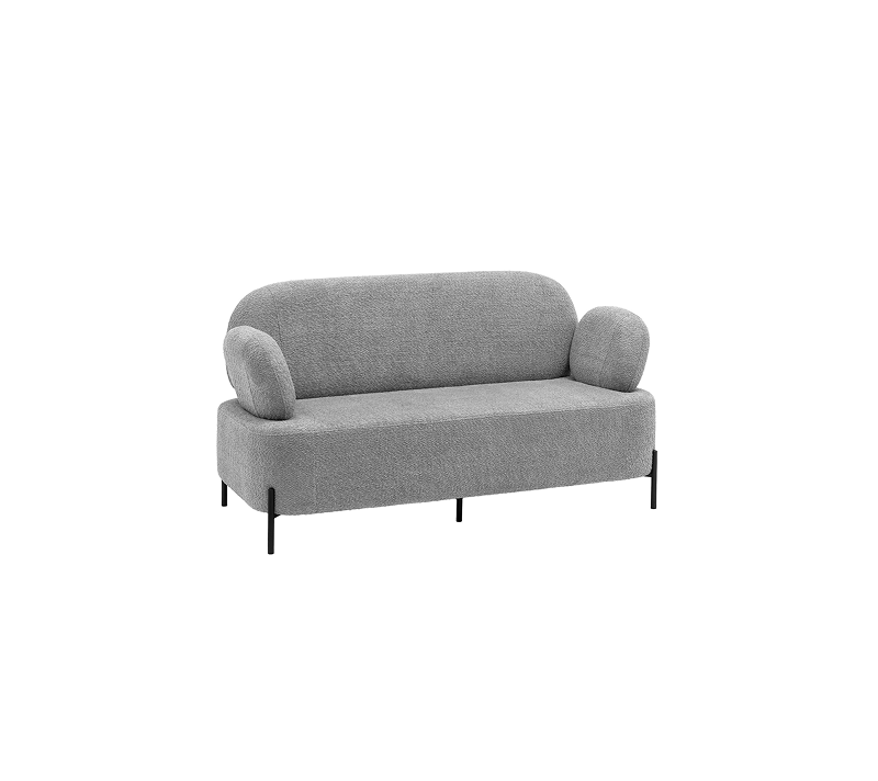 Диван Кэнди букле светло-серый